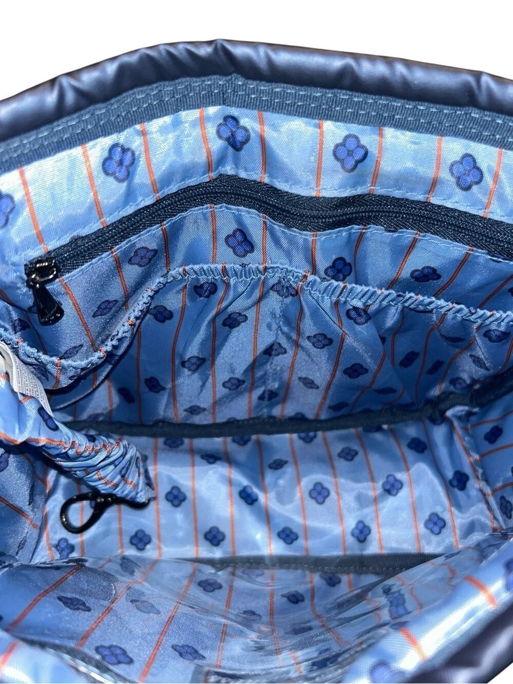 Lug Harness Crossbody Bag in 
Metallic Indigo - Picture 7 of 8